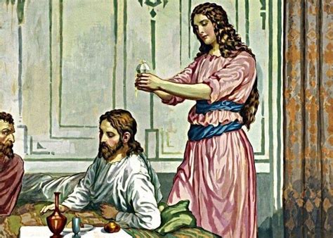 woman pouring perfume on jesus.